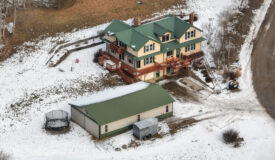 Dead-End Road 14-Acre Valley Estate with Dual Living Quarters Near Muscoda, WI