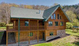 Log Home on 11.45± Acres Mindoro WI