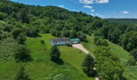 Scenic Country Home & Trophy Whitetail Retreat Near Wildcat Mountain State Park – 21.78 Acres in Vernon County, Wisconsin