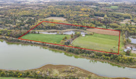 LIVE & ONLINE REAL ESTATE AUCTION – 50.82± Acres with 7-Acre Lake, Home & Outbuildings